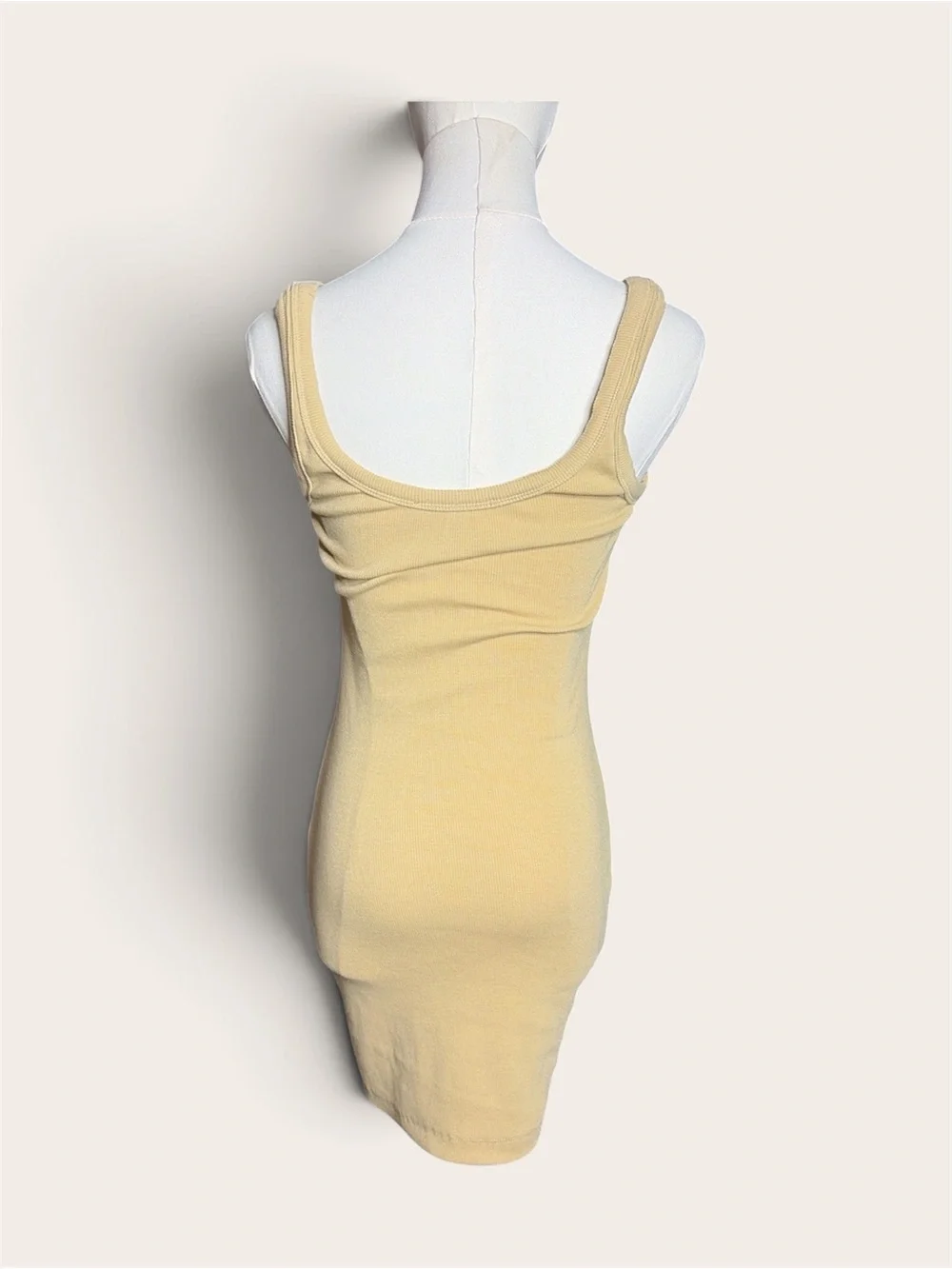 Signature8 Ribbed Notch-Neck Bodycon Mini Dress Size Small ptp 12 1/2- 22”